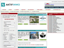 Tablet Screenshot of immobilier-toulouse.aktifimmo.com