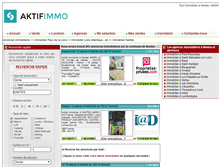 Tablet Screenshot of immobilier-nantes.aktifimmo.com