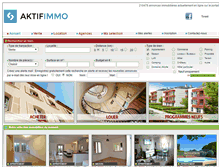 Tablet Screenshot of aktifimmo.com