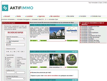 Tablet Screenshot of immobilier-dijon.aktifimmo.com