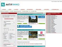Tablet Screenshot of immobilier-sete.aktifimmo.com