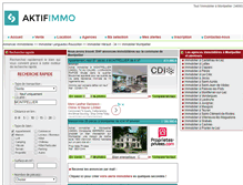 Tablet Screenshot of immobilier-montpellier.aktifimmo.com