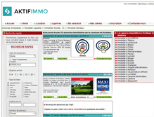 Tablet Screenshot of immobilier-bordeaux.aktifimmo.com