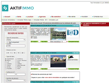 Tablet Screenshot of immobilier-lyon.aktifimmo.com