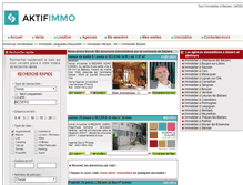 Tablet Screenshot of immobilier-beziers.aktifimmo.com